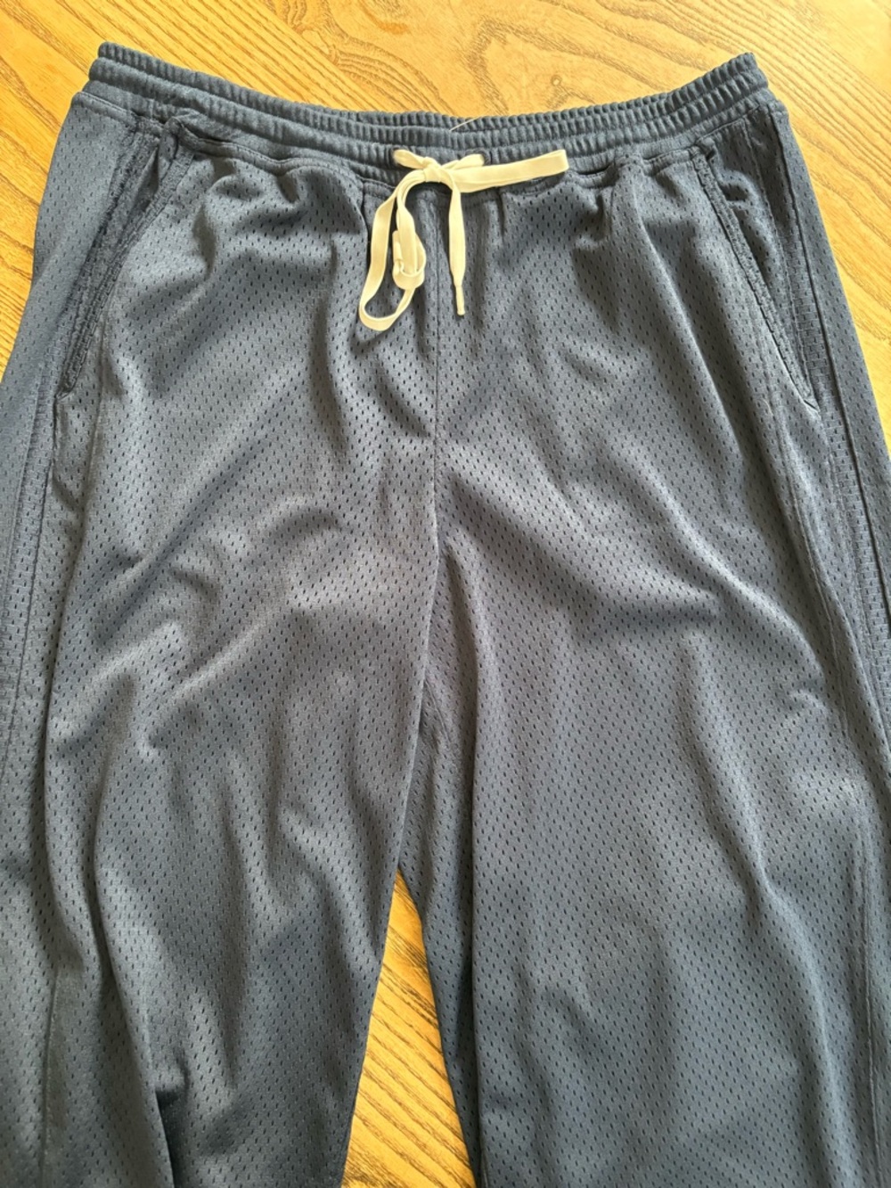 NWOT FP Movement by Free People Overtime Wide Leg Mesh Pants - Navy Sz M - Picture 5 of 9